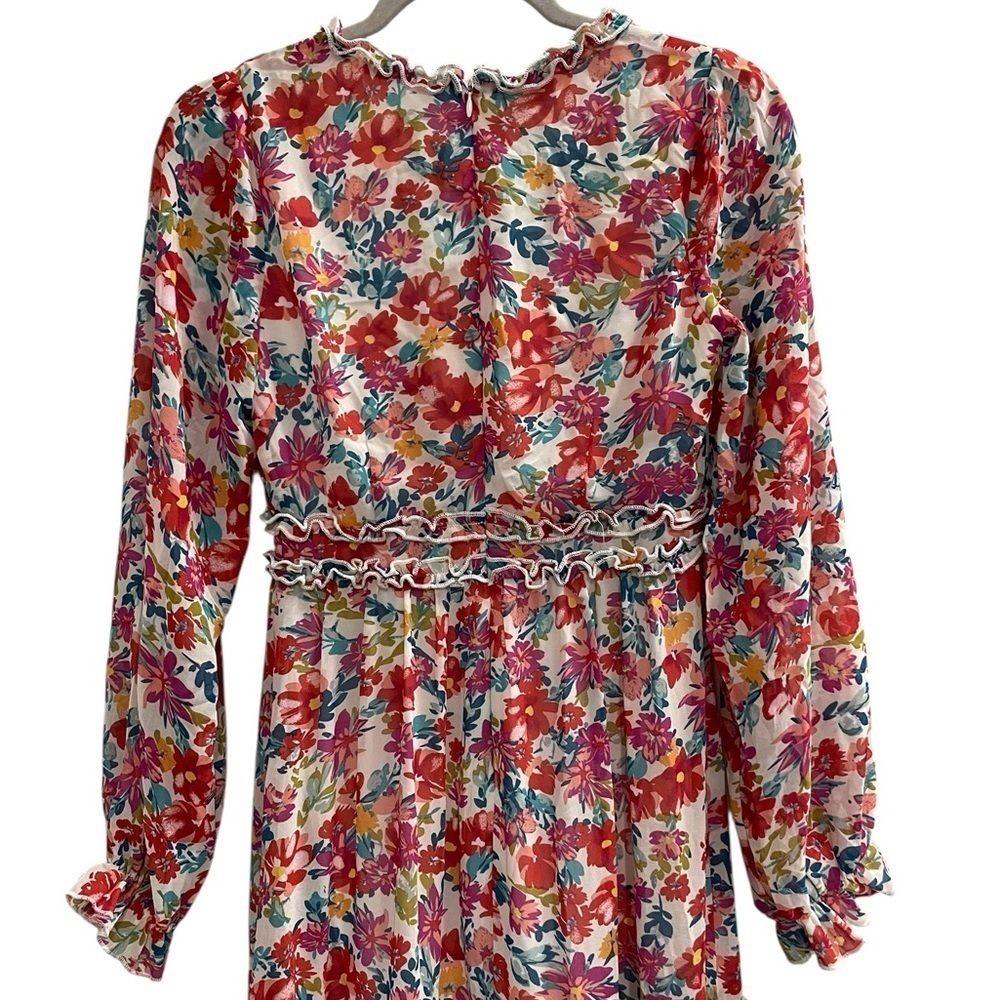 BOHME Floral Long Sleeve Maxi Dress Size XS - Picture 8 of 11